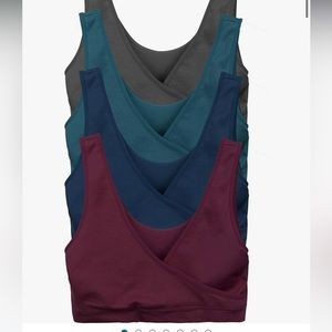 Caramel cantina 4 pack of nursing bras